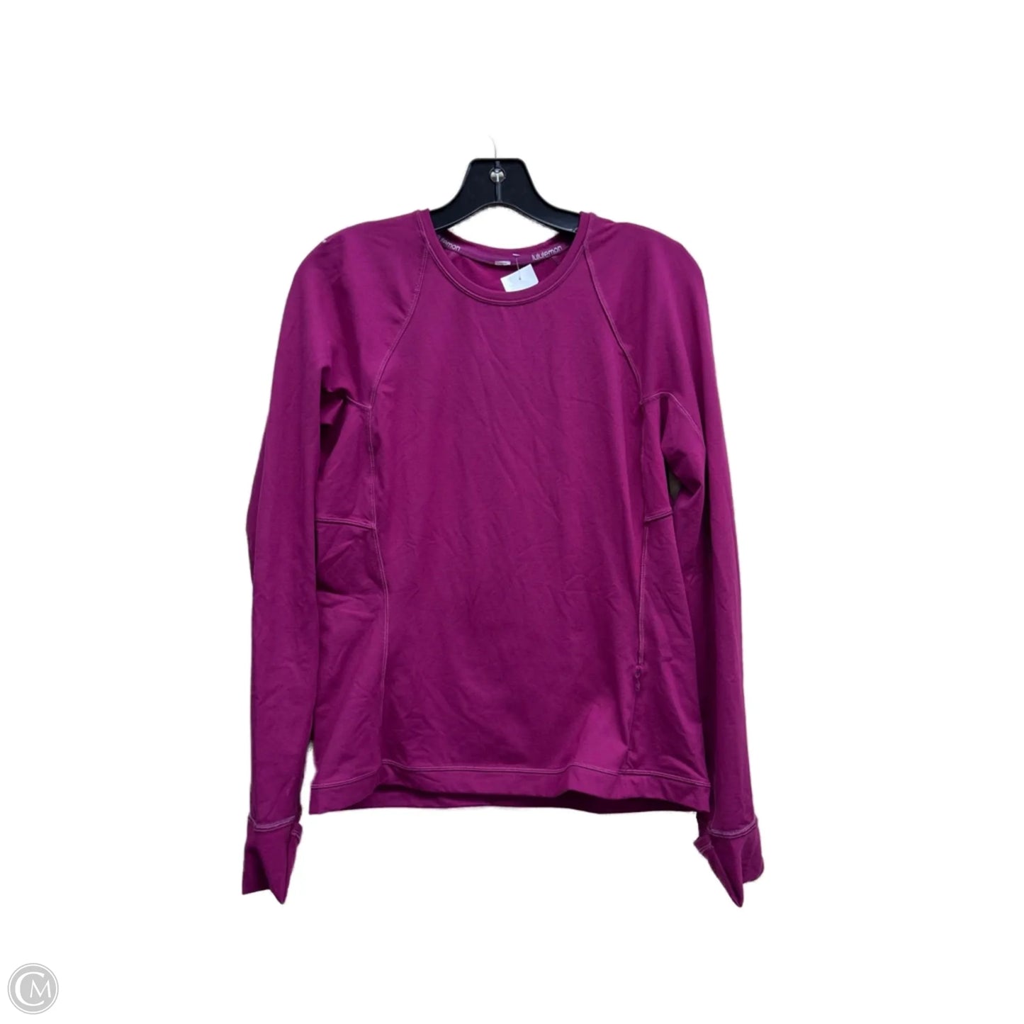 Athletic Top Long Sleeve Crewneck By Lululemon In Pink, Size: 10