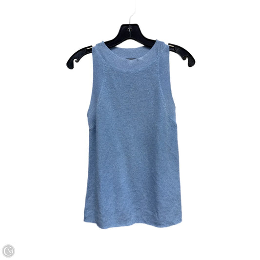 Top Sleeveless By Ann Taylor In Blue, Size: M