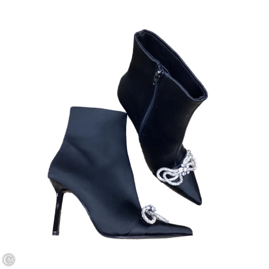 Boots Ankle Heels By Steve Madden In Black, Size: 8.5