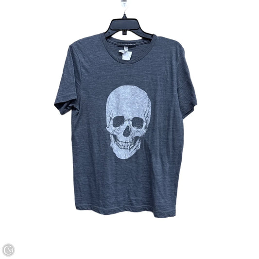 Top Short Sleeve By Clothes Mentor In Grey, Size: M