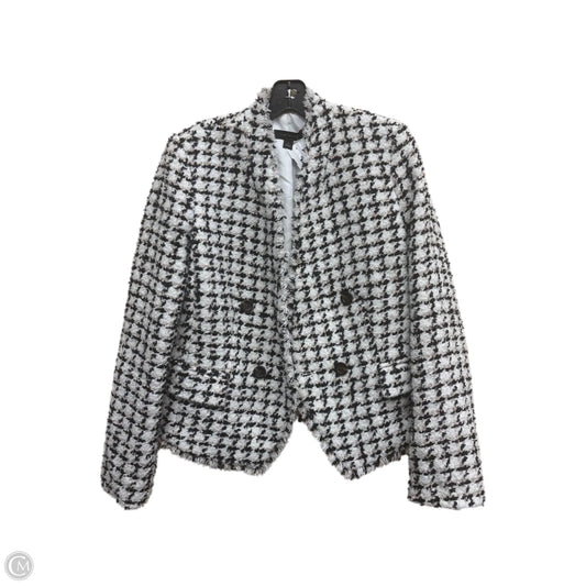 Blazer By Ann Taylor In Black & White, Size: 10
