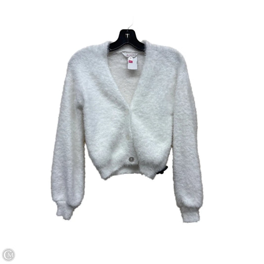 Sweater Cardigan By No Boundaries In White, Size: Xs