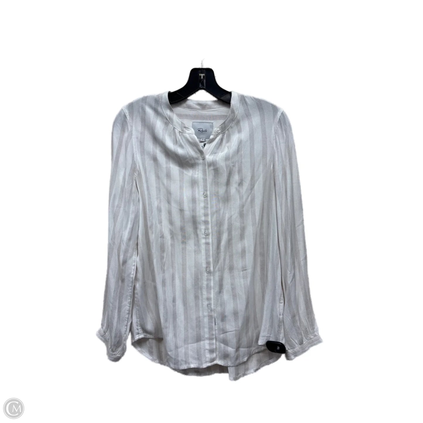 Top Long Sleeve By Rails In White, Size: S