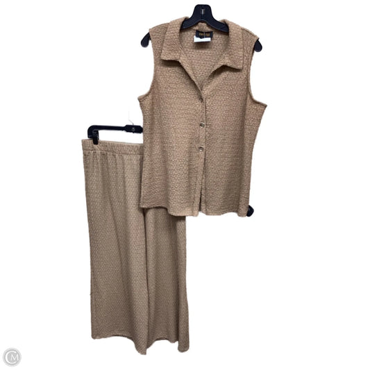 Pants Set 2pc By Truth In Tan, Size: Xl