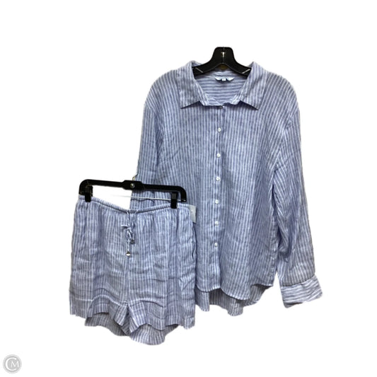 Shorts Set By Clothes Mentor In Blue, Size: Xl