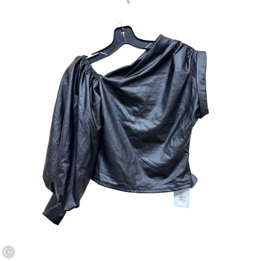 Top Short Sleeve By Clothes Mentor In Black, Size: S