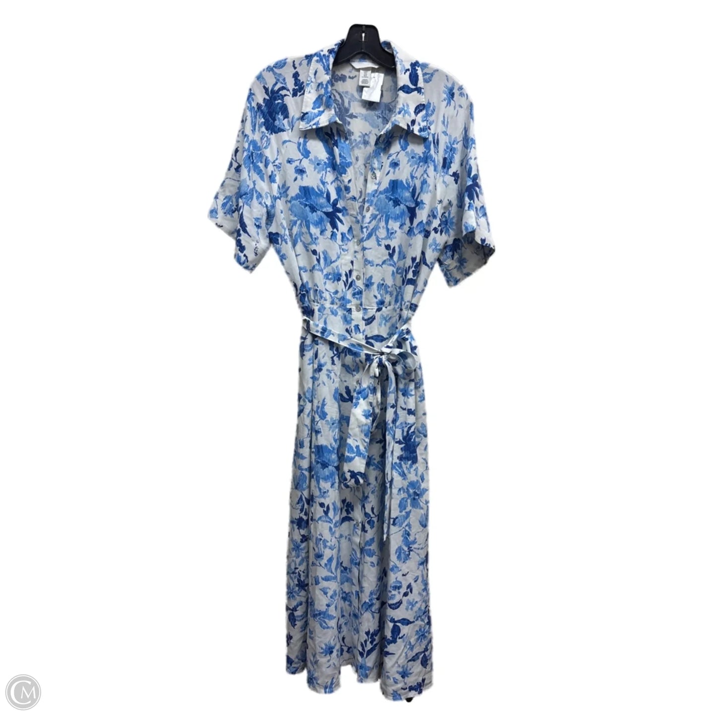 Dress Casual Maxi By H&m In Blue, Size: M