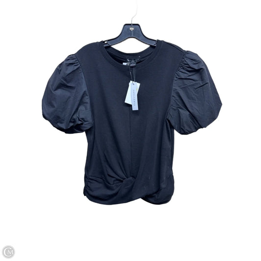 Top Short Sleeve By Sanctuary In Black, Size: L
