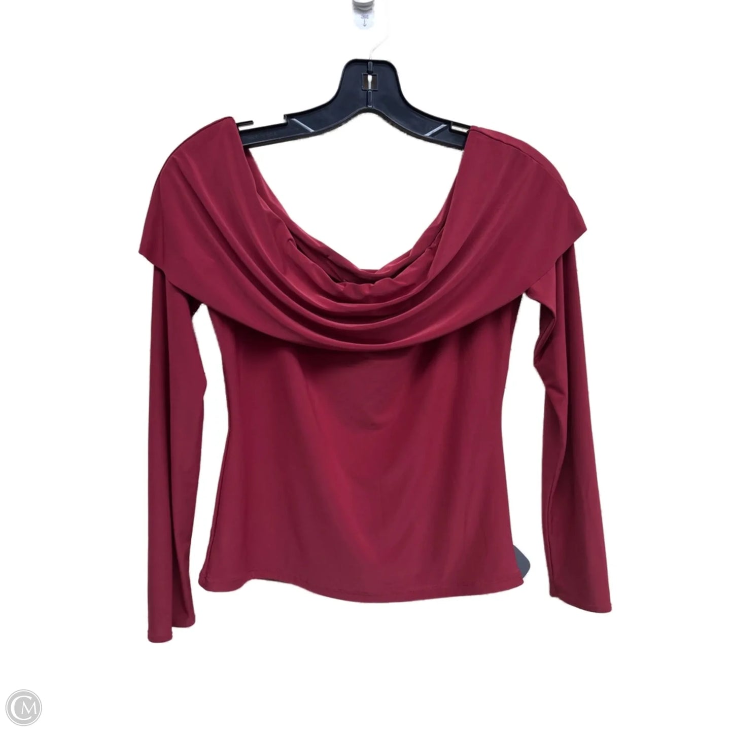 Top Long Sleeve By Clothes Mentor In Red, Size: L