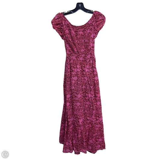 Dress Casual Maxi By Free People In Pink & Red, Size: Xs