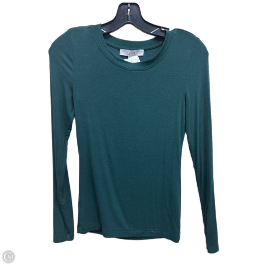 Top Long Sleeve By Loft In Green, Size: Xs