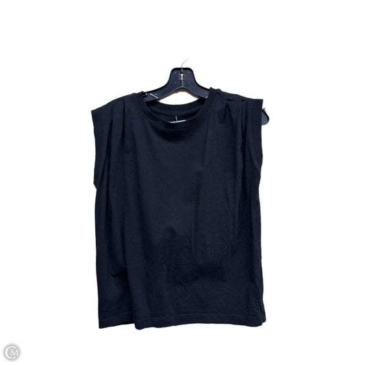 Top Short Sleeve By Loft In Black, Size: Xs