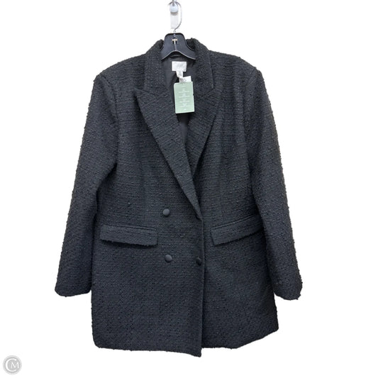 Blazer By H&m In Black, Size: Xl