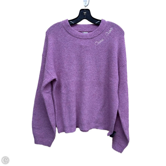 Sweater By A New Day In Purple, Size: L