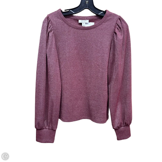 Top Long Sleeve By Clothes Mentor In Maroon, Size: M