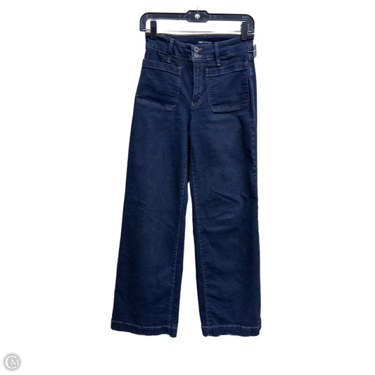 Jeans Flared By Inc In Blue Denim, Size: 4