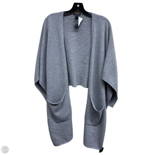 Sweater Cardigan By Eileen Fisher In Grey, Size: Osfm