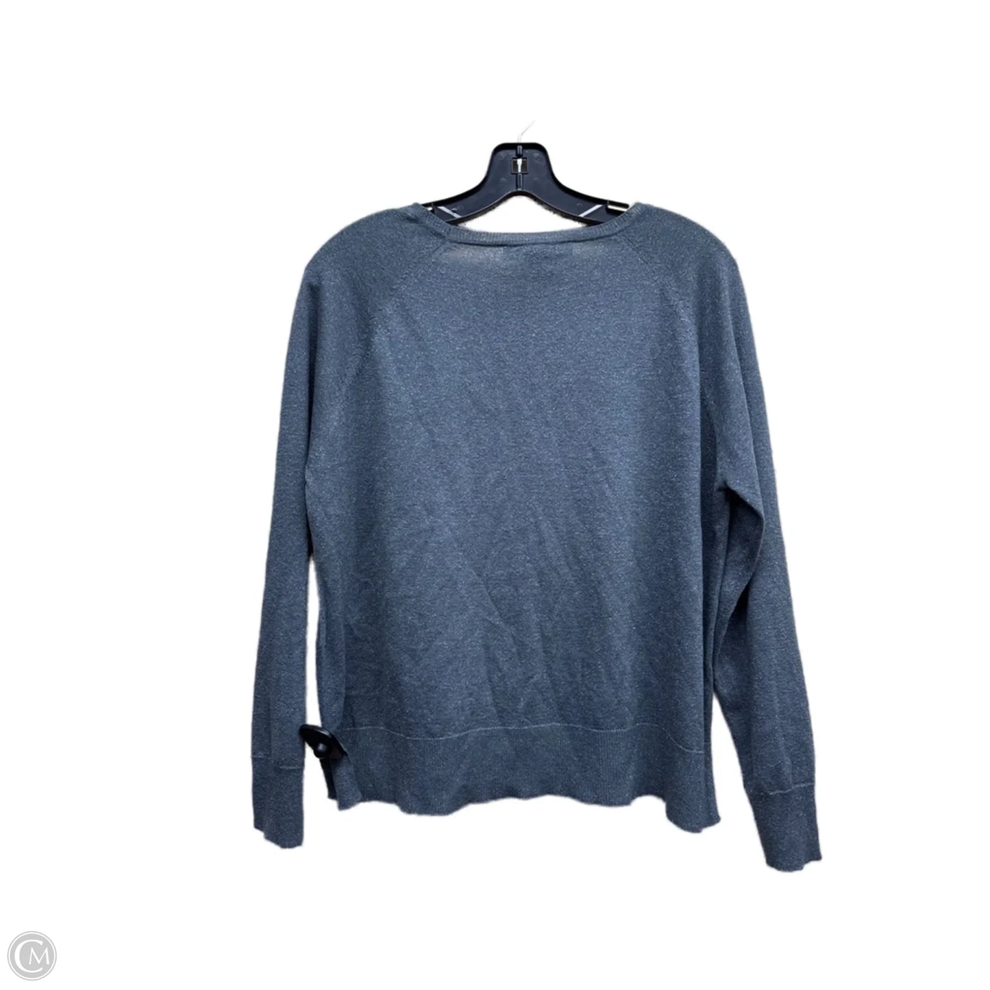 Top Long Sleeve By Zara In Silver, Size: M