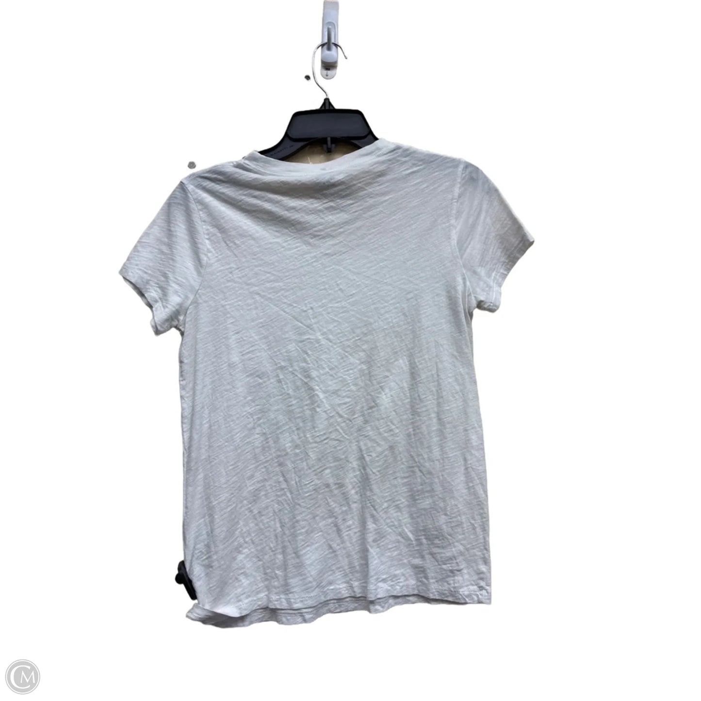 Top Short Sleeve By Madewell In White, Size: S