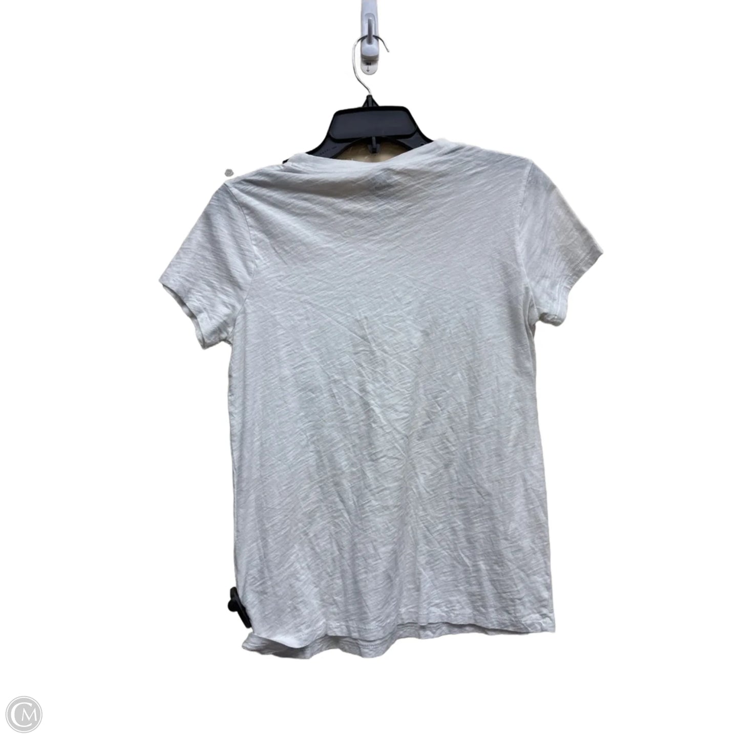 Top Short Sleeve By Madewell In White, Size: S