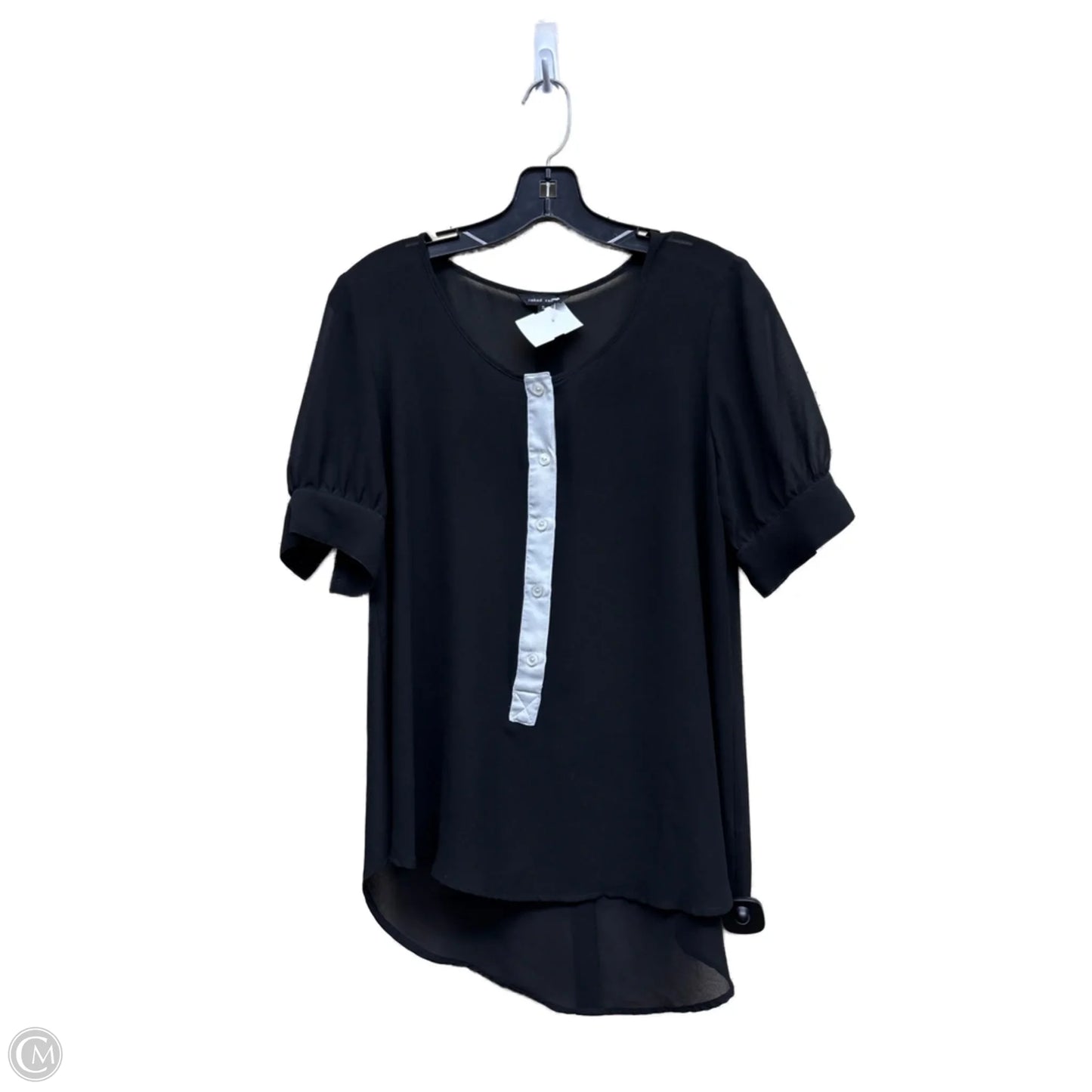 Top Short Sleeve By Naked Zebra In Black, Size: S