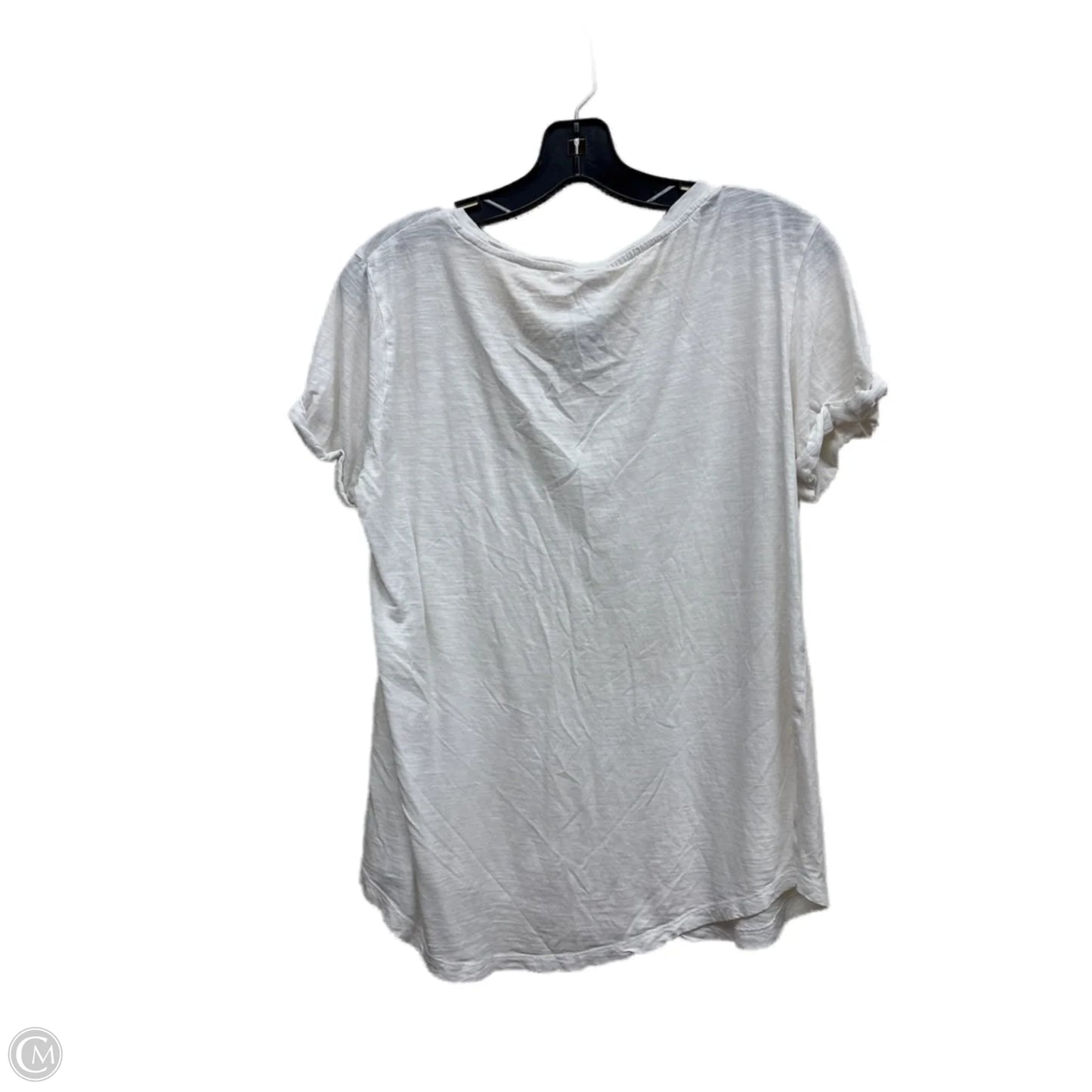 Top Short Sleeve By H&m In White, Size: M