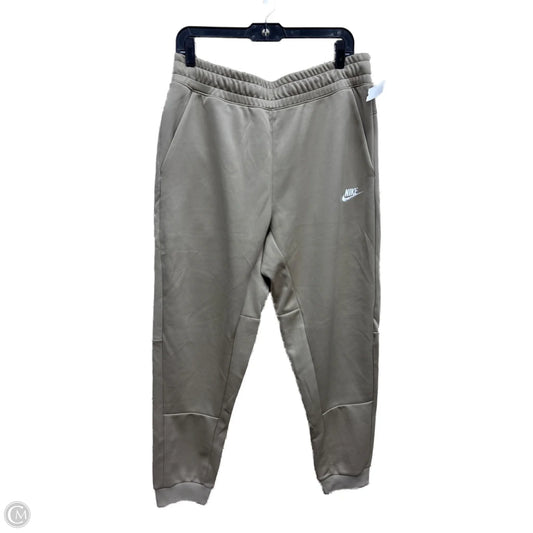 Athletic Pants By Nike In Brown, Size: L