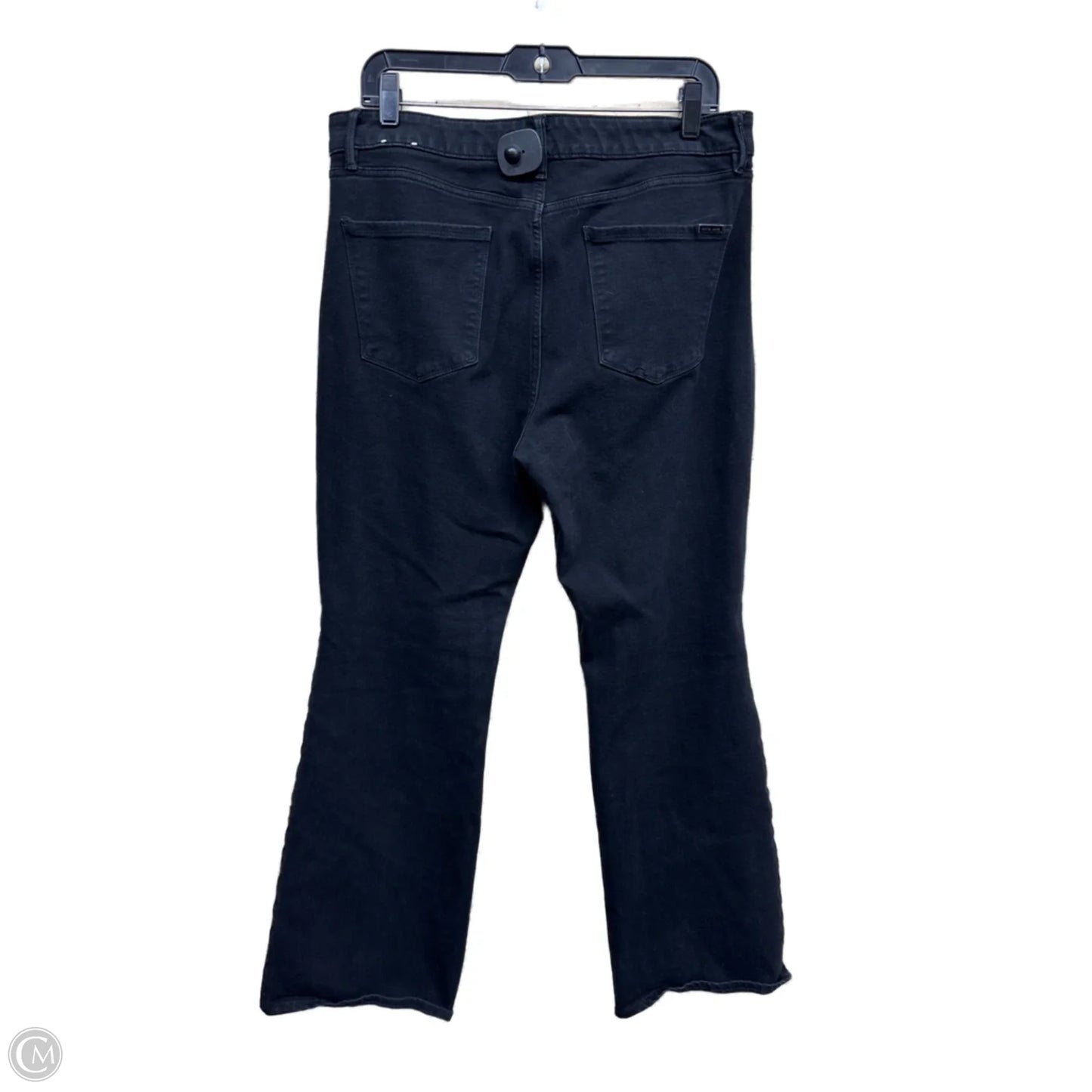 Jeans Flared By White House Black Market In Black Denim, Size: 14