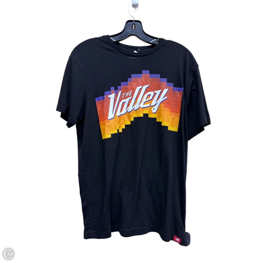 Top Short Sleeve By Clothes Mentor In Black, Size: M