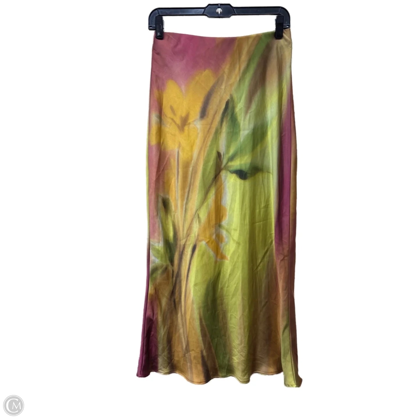 Skirt Maxi By Zara In Multi-colored, Size: S