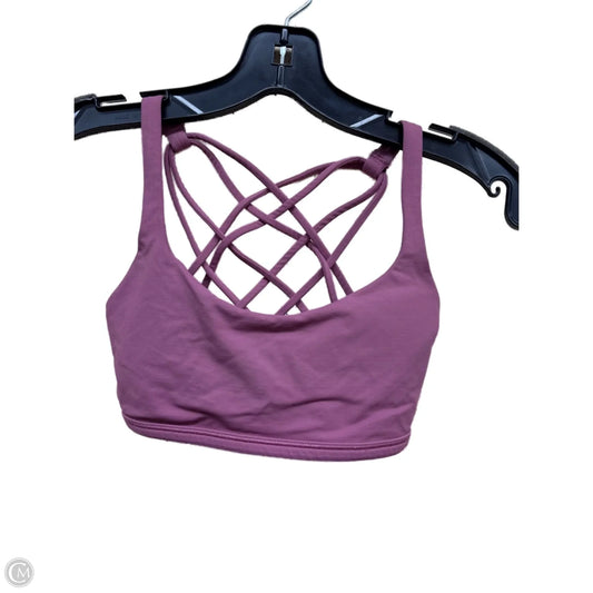 Athletic Bra By Lululemon In Pink, Size: 4