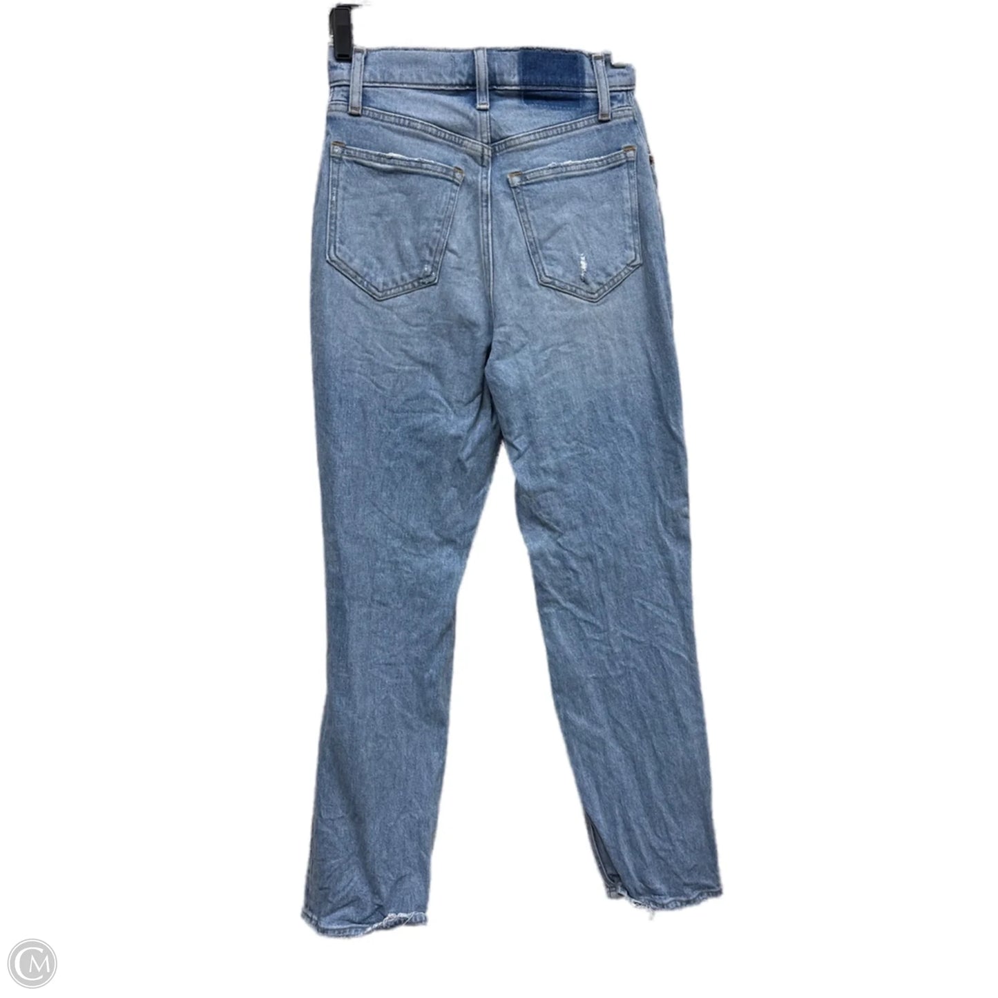 Jeans Straight By Abercrombie And Fitch In Blue Denim, Size: 0