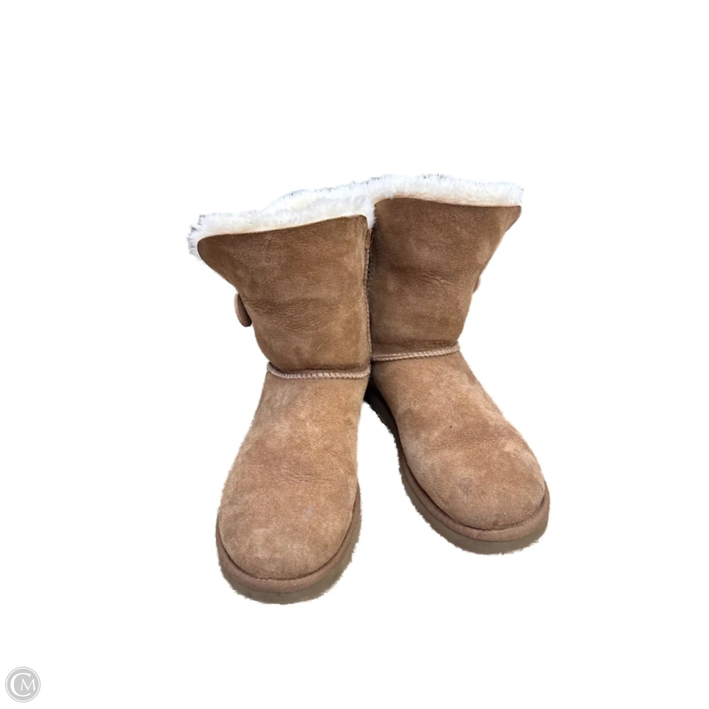 Boots Designer By Ugg In Brown, Size: 8