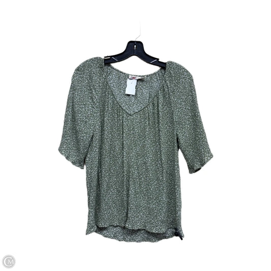 Top Short Sleeve By Faherty In Green, Size: Xs