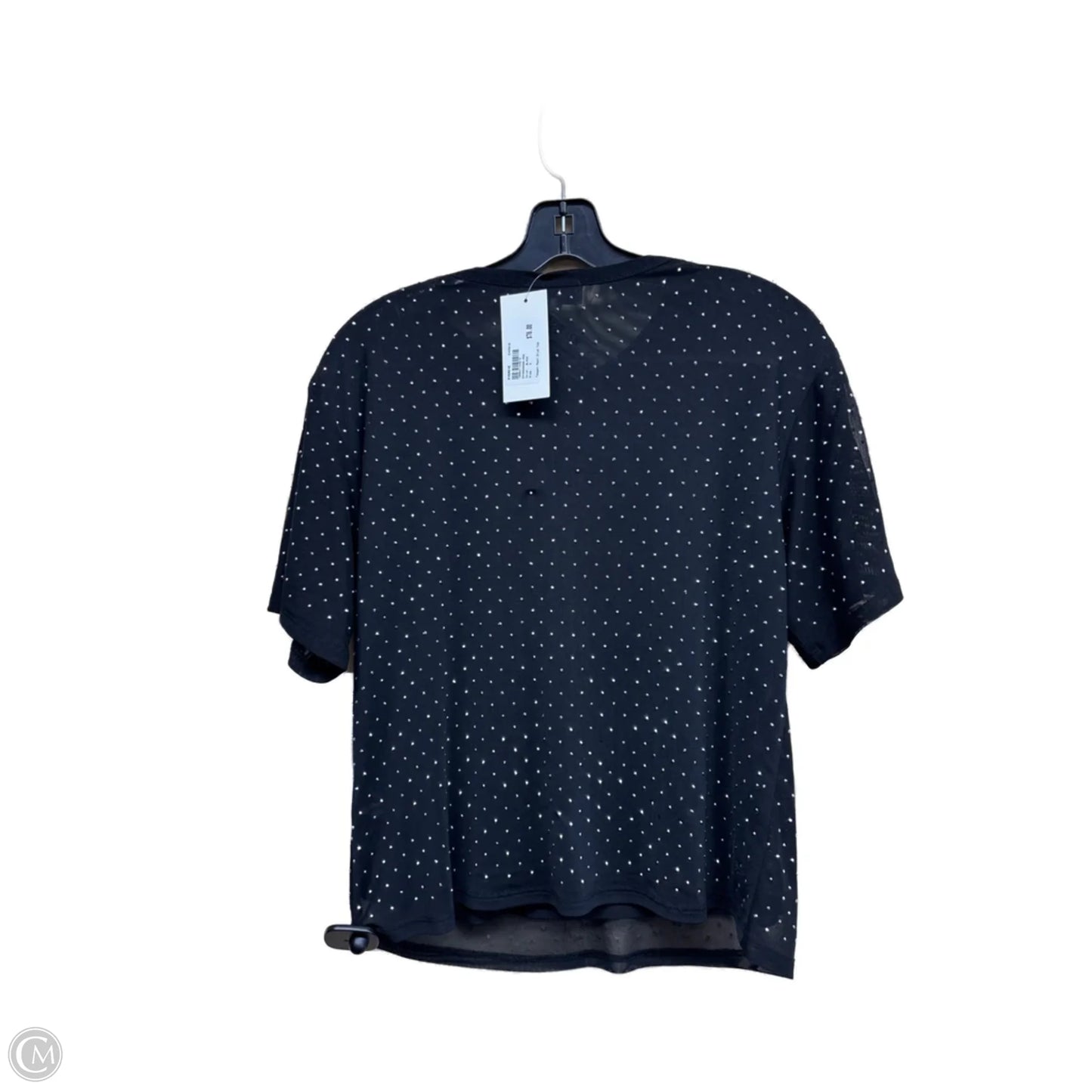 Top Short Sleeve By Evereve In Black, Size: S