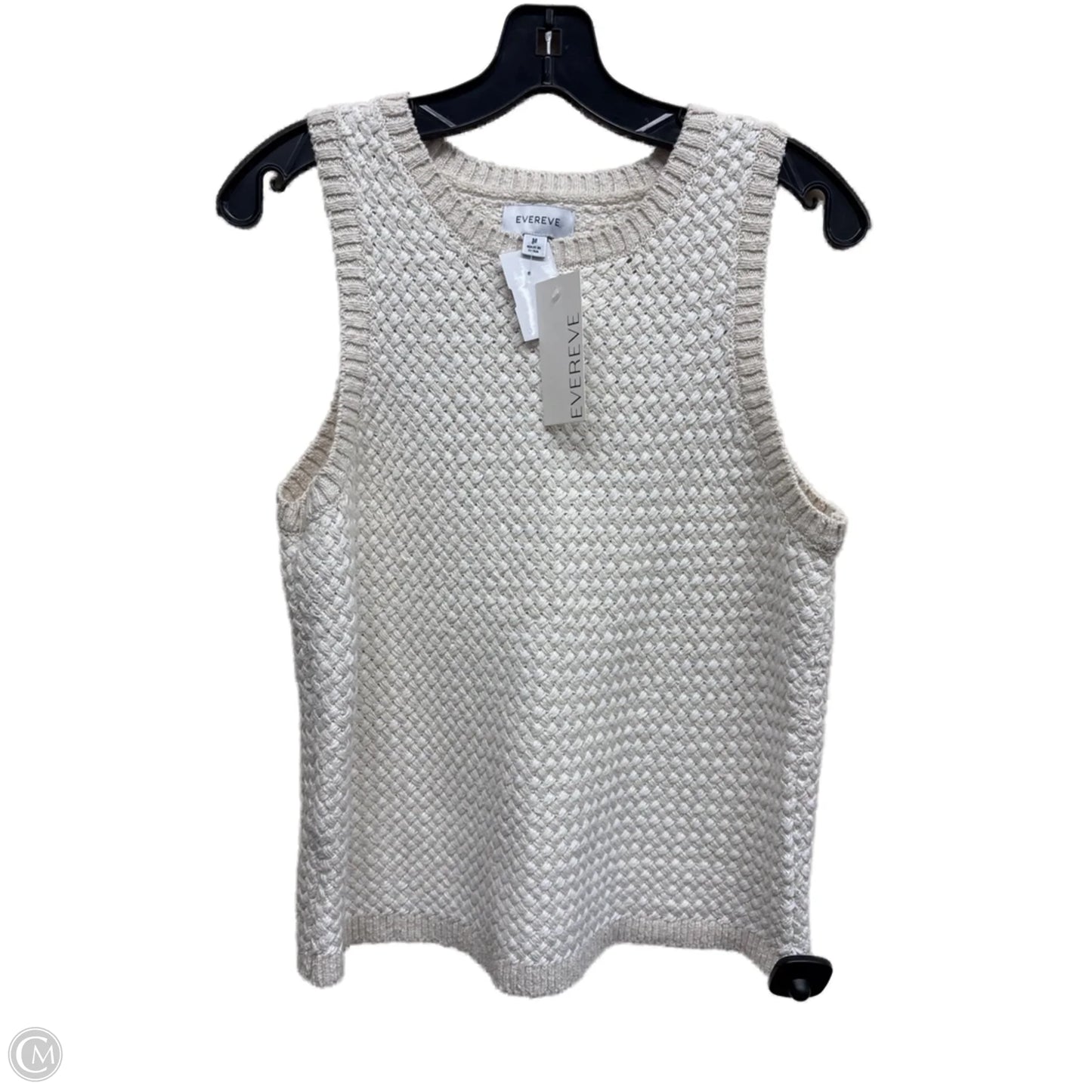 Top Sleeveless By Evereve In Cream, Size: M