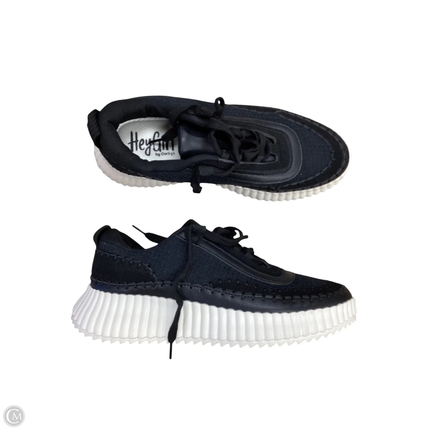 Shoes Sneakers By Corkys In Black, Size: 9