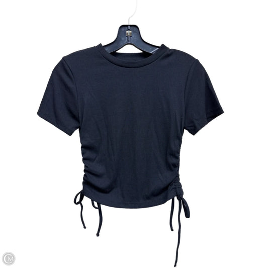 Top Short Sleeve By Clothes Mentor In Black, Size: M