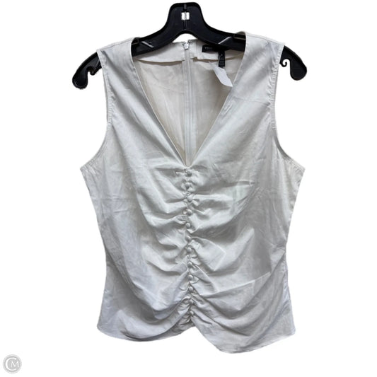 Top Sleeveless By White House Black Market In White, Size: M