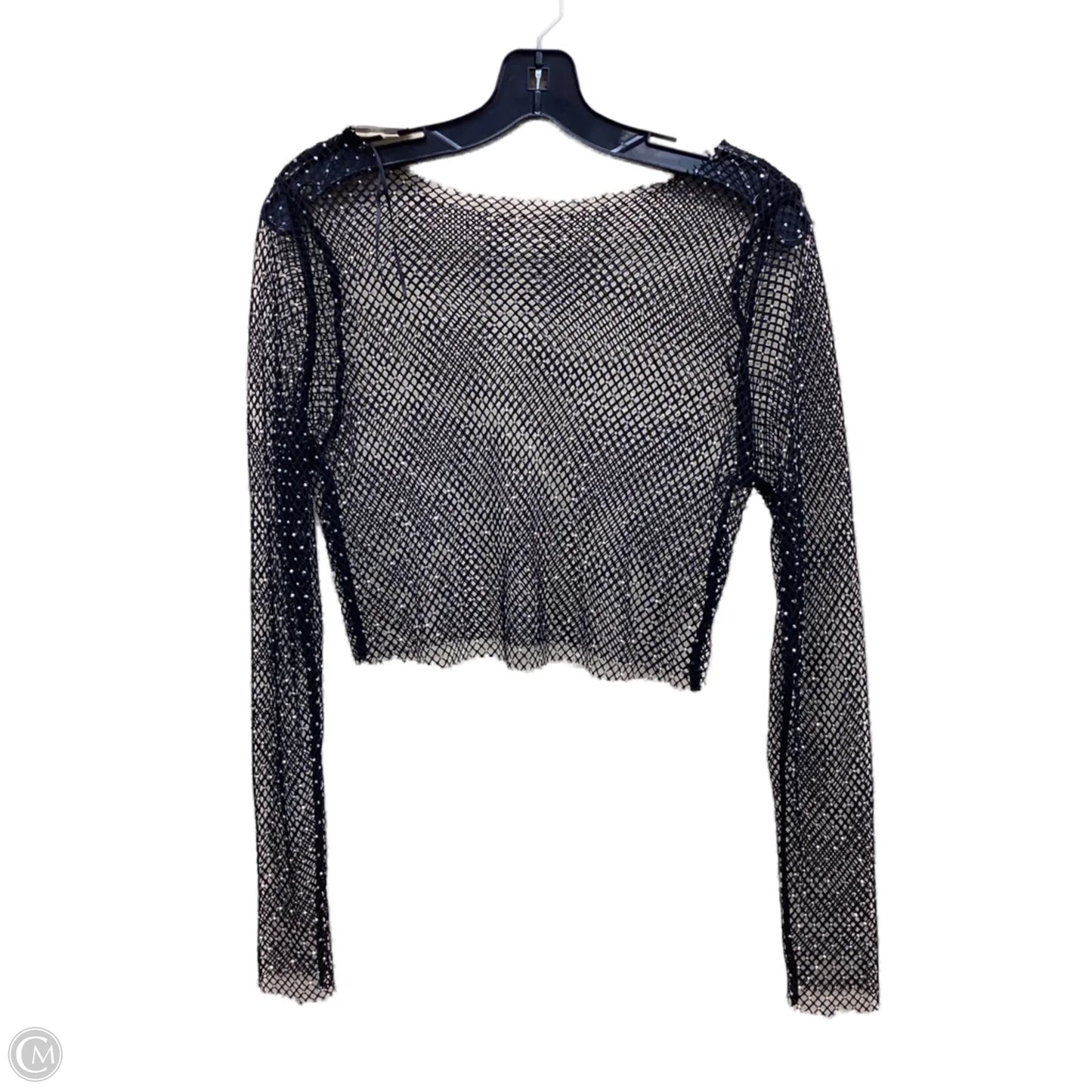 Top Long Sleeve By Clothes Mentor In Black