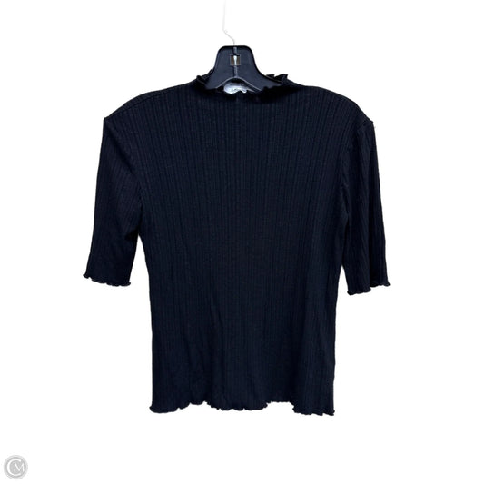 Top Short Sleeve By Clothes Mentor In Black, Size: S