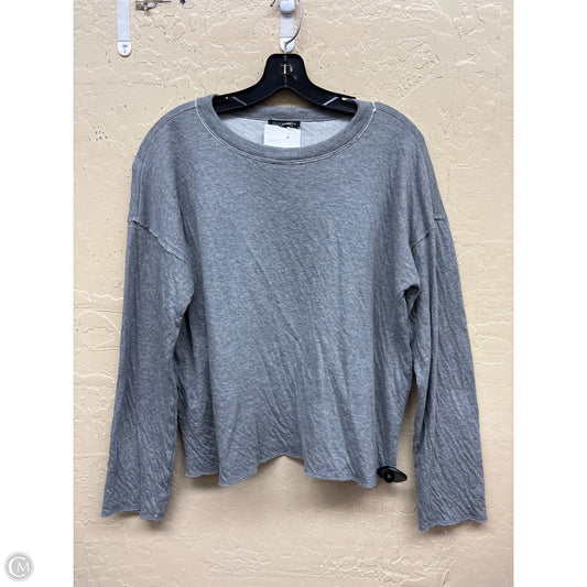 Top Long Sleeve By Eileen Fisher In Grey, Size: S