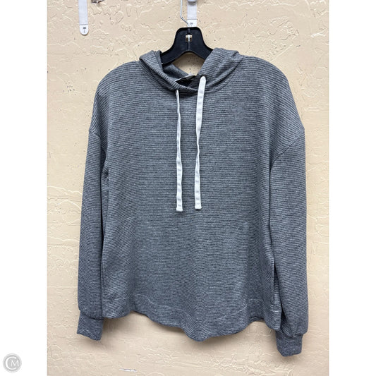Sweatshirt Hoodie By Evereve In Striped Pattern, Size: Xs