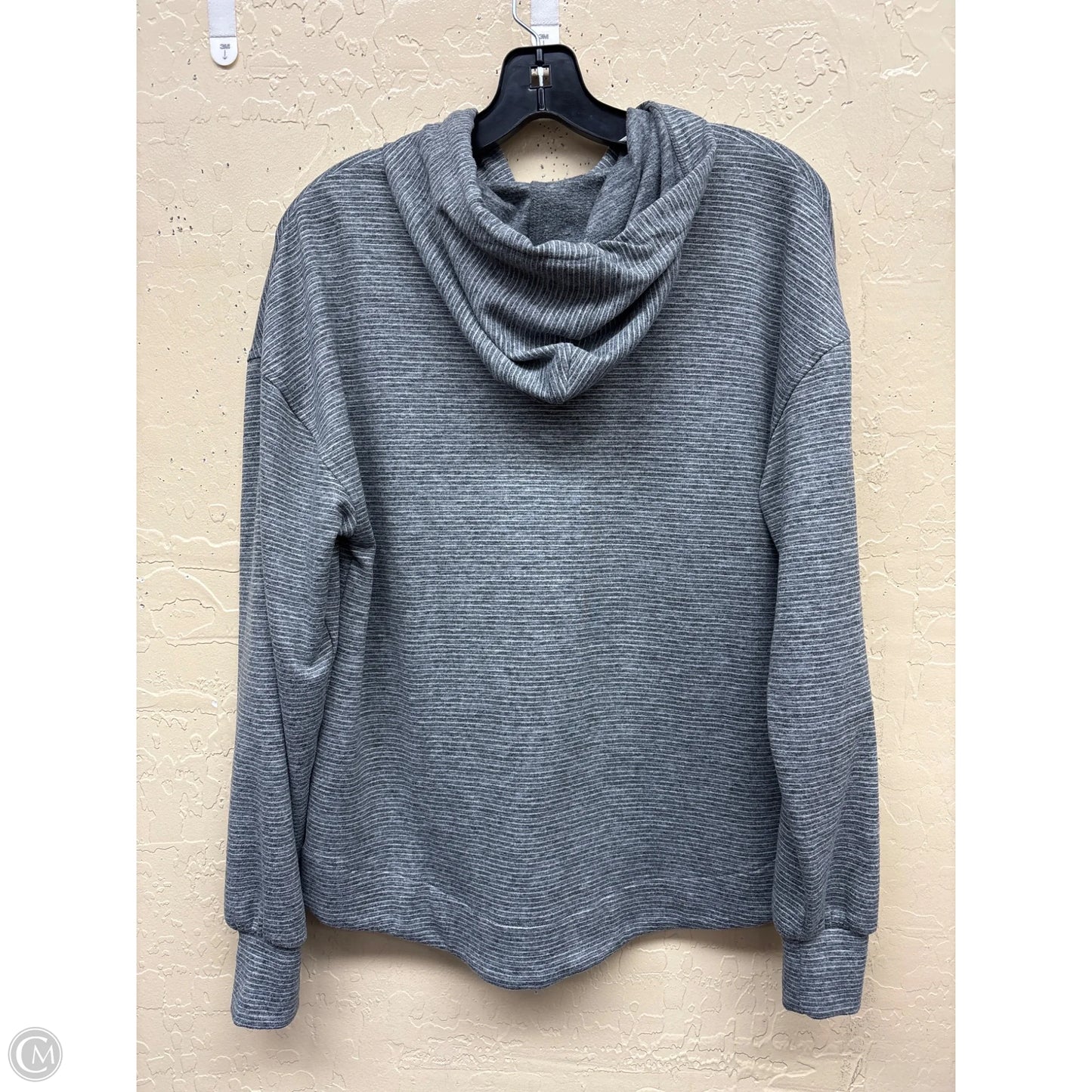 Sweatshirt Hoodie By Evereve In Striped Pattern, Size: Xs
