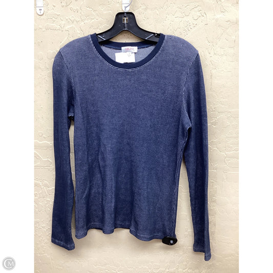 Top Long Sleeve By Clothes Mentor In Navy, Size: S