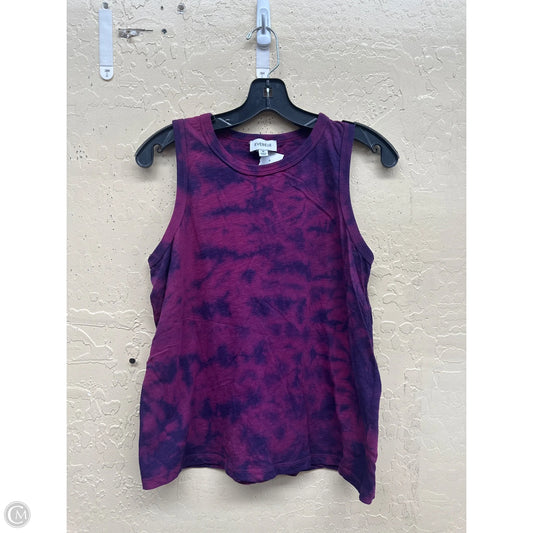 Top Sleeveless By Evereve In Purple, Size: M