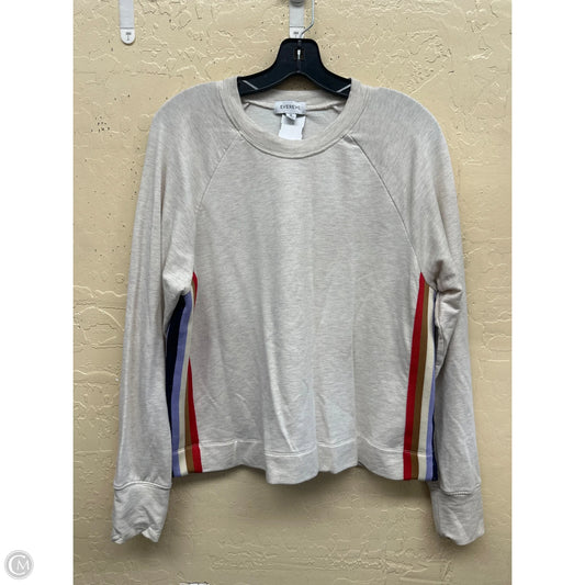 Sweatshirt Crewneck By Evereve In Tan, Size: M