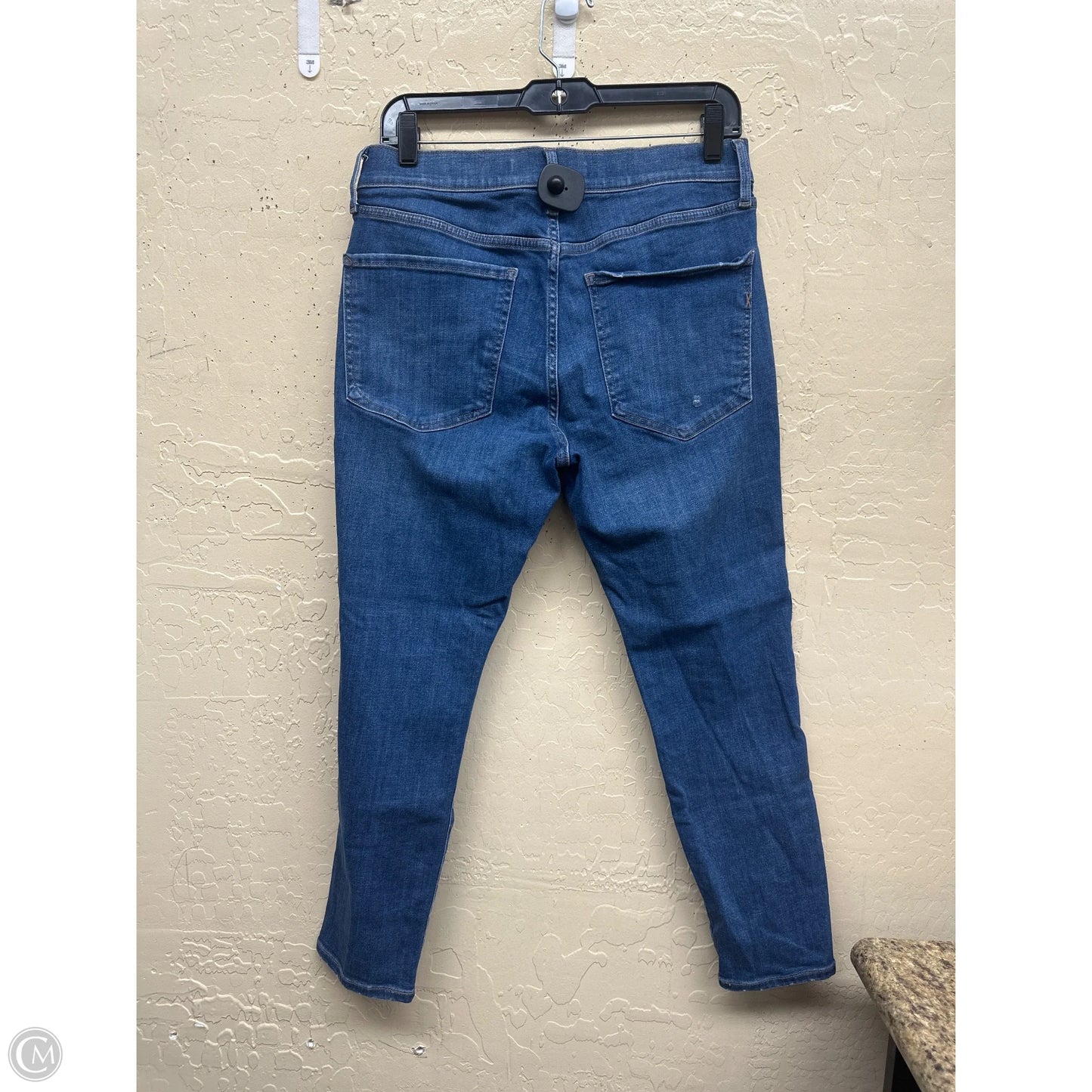 Jeans Skinny By Express In Blue Denim, Size: 10