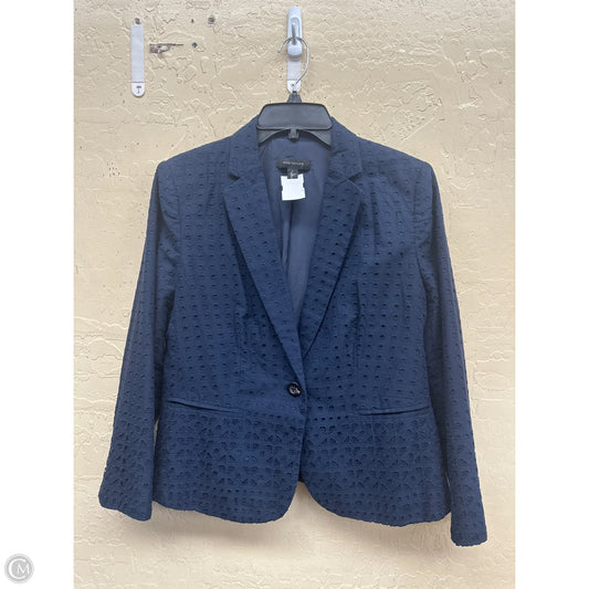 Blazer By Ann Taylor In Blue, Size: 8