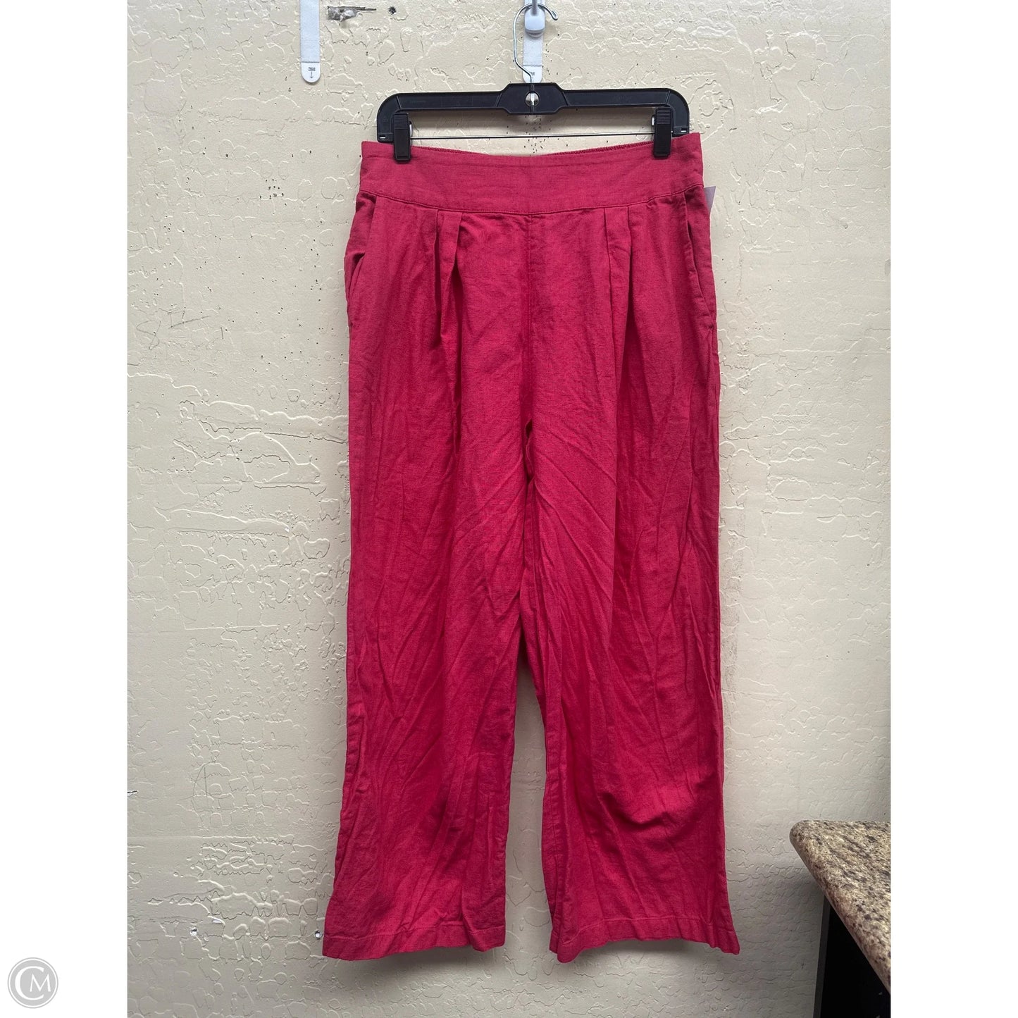 Pants Linen By Abercrombie And Fitch In Pink, Size: M